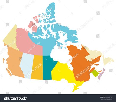 Map Of Canada Simple