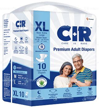 Cir Premium Adult Diaper Xl 10 Pieces - Uses, Side Effects, Dosage ...