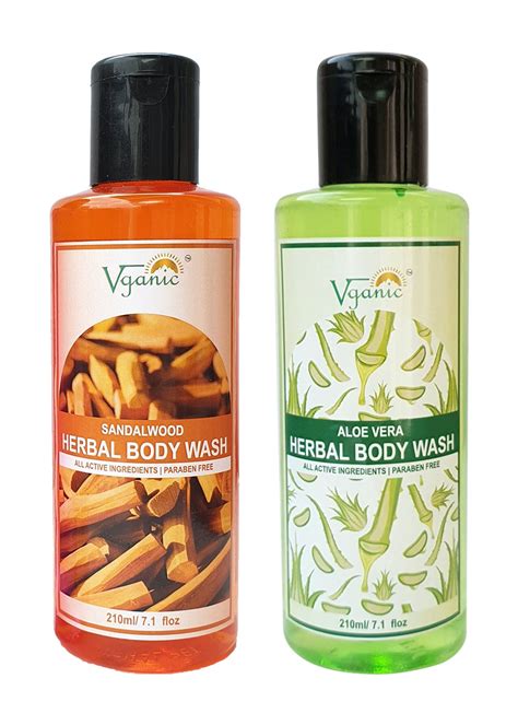 Get Pack Of 2 Aloe Vera Body Wash & Sandalwood Body Wash at ₹ 299 | LBB ...
