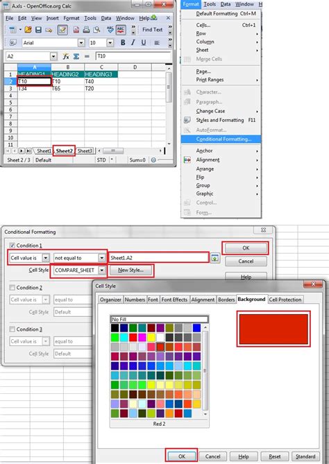 Image result for How to Use Conditional Formatting in Open Office