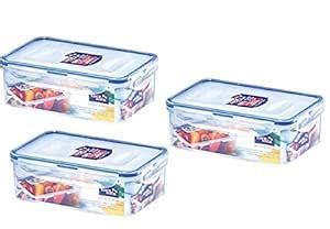 JEPRAH Plastic Air Tight Container 4600 ML Pack of - 3 : Amazon.in ...