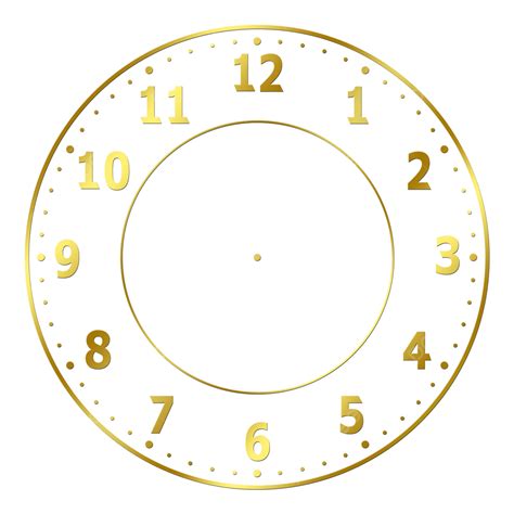 Clock With Numbers Without Hands at Lawrence Gardner blog