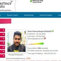 Mypartnerindia.com — Fake advertisement about marraige on social media.