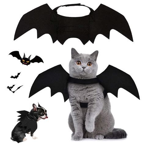 TOLOG Pet Costumes Bat Wings for Puppy and Cat Halloween Dog Costumes ...