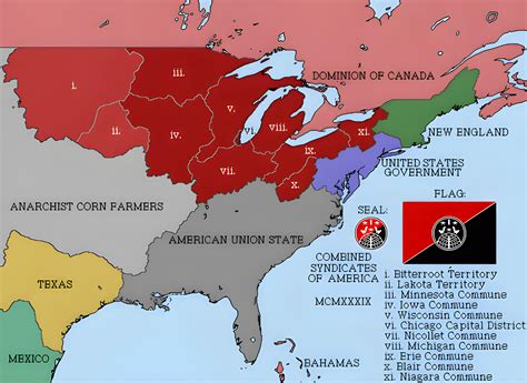 Balkanized Us Map | Classic Balkanized US Map #59,493 – VOQCVF