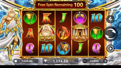 zeus slot game character