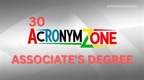 🎓 What Does “Associate’s Degree Acronym” Really Mean?