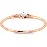 Buy IskiUski 18KT Yellow Gold and American Diamond Ring for Women at ...