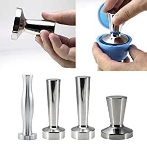 Java Trade 24mm Espresso Coffee Tamper Flat Base Compatible for Capsule ...
