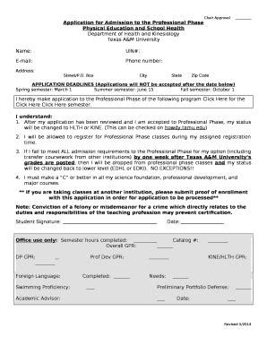 Chair Approval - mycehd tamu Doc Template | pdfFiller