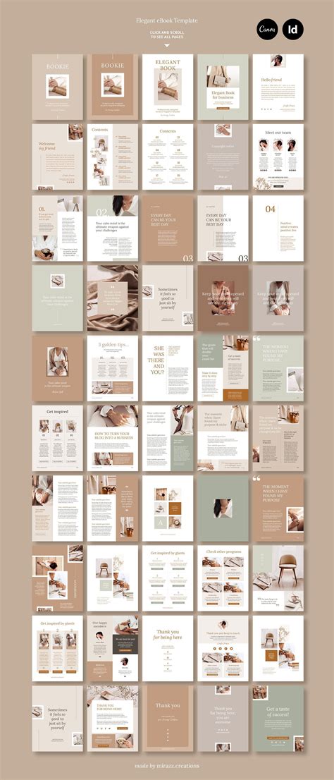 eBook Templates Elegant eBook Templates for CANVA and INDD | Download ...