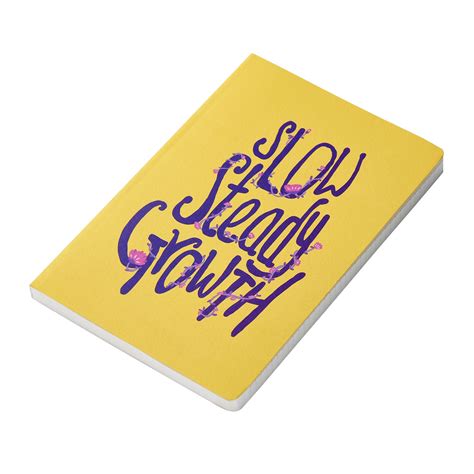 Slow Steady Growth A5 Notebook | 100 GSM | 144 Pages – Factor Notes