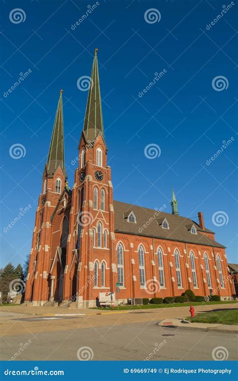 St. Hyacinth Church stock image. Image of church, front - 69669749