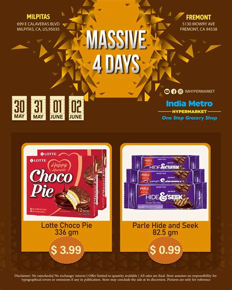 India Metro Hypermarket | 🚨 Weekend Big Sale Alert at Milpitas Store! 🚨 ...