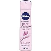 Nivea Unisex Pearl & Beauty Anti-Perspirant Fresh Scent Spray 150 Ml ...