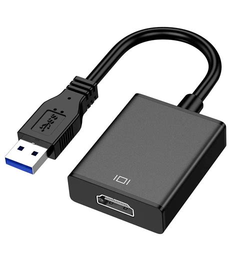 USB to HDMI Adapter, USB 3.0 to HDMI Adapter, Laptop Mini PC HD Monitor ...