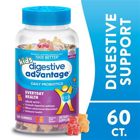 Digestive Advantage Kids Probiotic Gummies - 60 Nepal | Ubuy