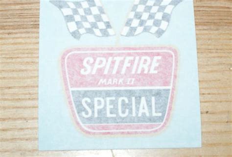 BSA Tank Top Sticker Spitfire MK2 Special 1966 | BRITISH Only Austria ...
