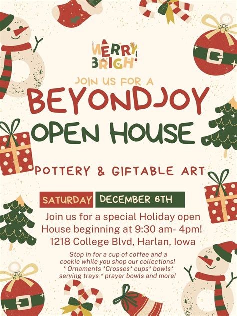 Beyond Joy Pottery Christmas Open House in Iowa! , 1218 College Blvd ...