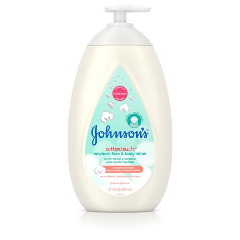 Johnson's CottonTouch Newborn Baby Face and Body Lotion, 27.1 fl. oz ...