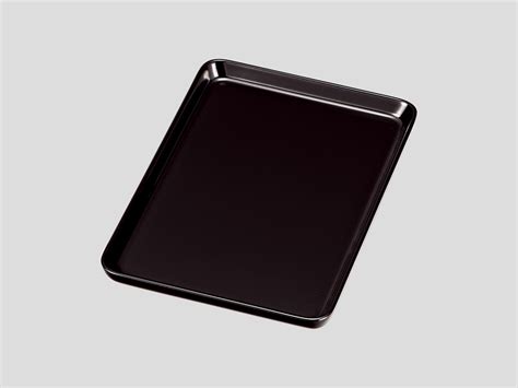 F97-7 8.0切手盆 黒 | 山中木製漆器協同組合