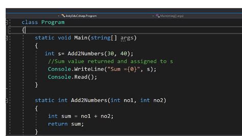 Tutorial Point Method in C 的图像结果