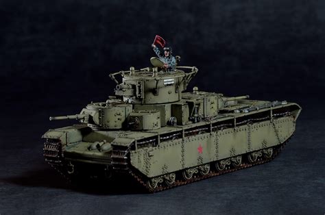 Built a 1/56th model of my favorite tank: The Soviet T35 tanks. Only 60(ish) built, and nearly ...