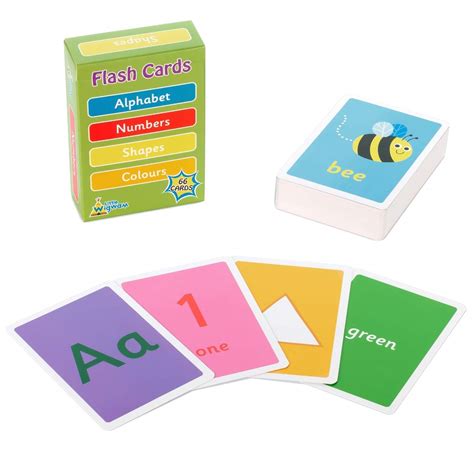 Buy Little Wigwam Educational Toddler Flash Cards Set of 66 Alphabet ...