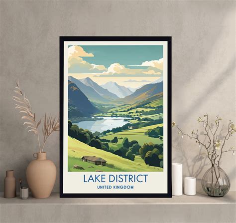 Lake District Poster England Poster Lake District Print - Etsy