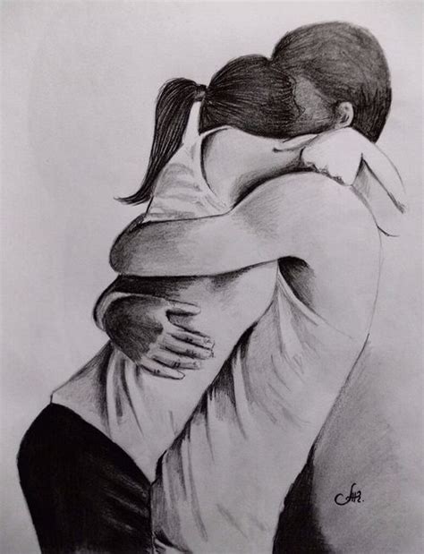 couple drawing romantic