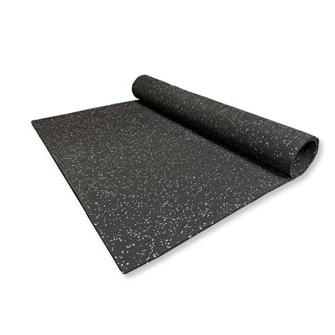 Buy On Deck Sports 8 mm Gray Fleck Rubber Flooring Roll (4x6) Online at ...