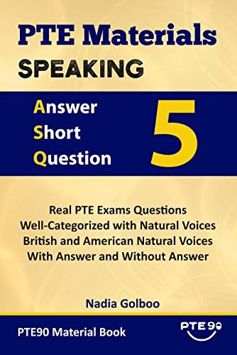 Answer Short Questions: PTE Materials Series eBook : Golboo, Nadia ...
