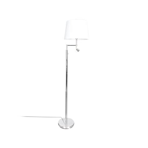 By Rydéns Orlando floor lamp reading light chrome/white | Lights.co.uk