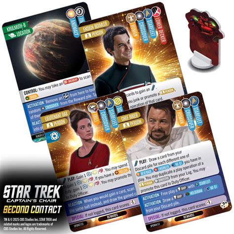 PRE-ORDER - Star Trek: Captain's Chair - Second Contact – WizKids