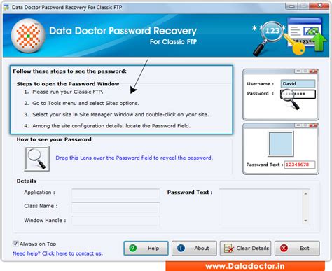 Classic FTP Password Recovery - instantly find and decrypt your Classic ...