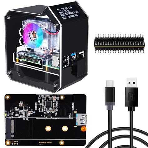 Buy GeeekPi Raspberry Pi Mini Tower NAS Kit, Raspberry Pi ICE Tower ...
