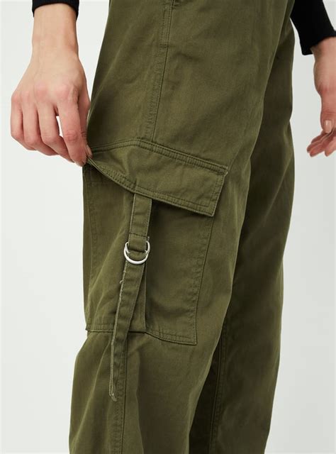Buy Women Solid Cargo Parachute Jeans Online at just Rs. 1399.0 ...