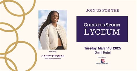 CHRISTUS Spohn Lyceum featuring Olympic champion Gabby Thomas, Omni ...