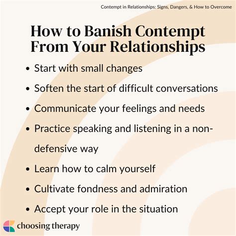 How to Manage Contempt in Relationships