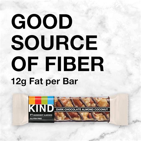 Buy KIND Nut Bars, Dark Chocolate Almond Coconut, 1.4 Ounce, 24 Count ...