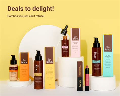 Skincare and Cosmetics at Brwn Online Store. Own Your Brown.