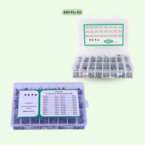 General Purpose PNP NPN Transistors Assortment Kit