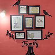 Buy Art street - Family Tree Set of 7 Individual Wall Photo Frame with ...