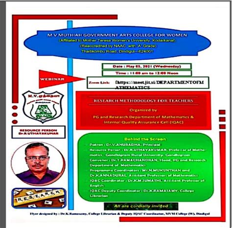 Department activities