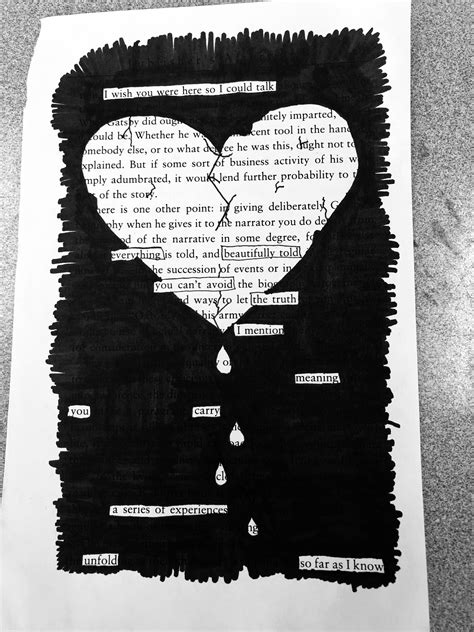 Discover 22 Blackout Poetry Art and Black Out Poetry Art Ideas Ideas ...