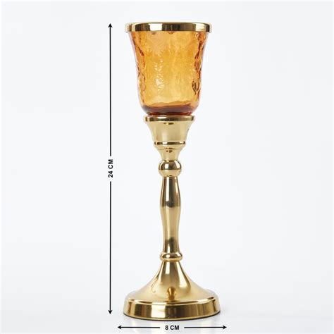Buy Fiesta Glass Bubbled Pedestal T-Light Holder from Home Centre at ...