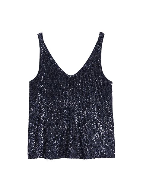 Buy Sequin V-Neck Cami Top at Marks & Spencer
