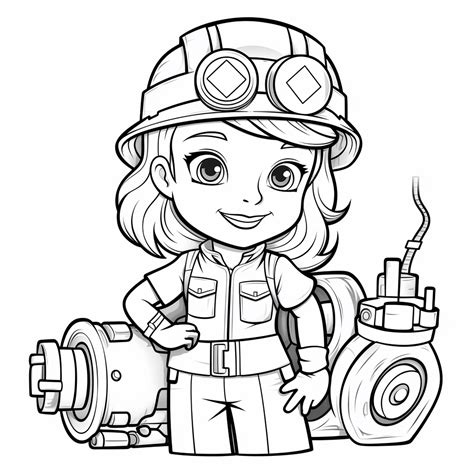 Engineer Coloring 的图像结果