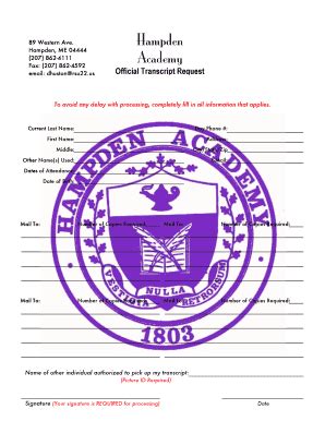 Transcript Request - RSU 22 - Rsu22 - Fill and Sign Printable Template ...