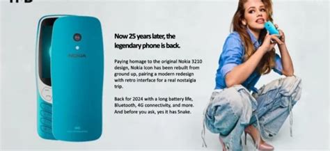Nokia 225 4G 2024 Reportedly Launched; Nokia 3210 2024 Teaser Leaked ...